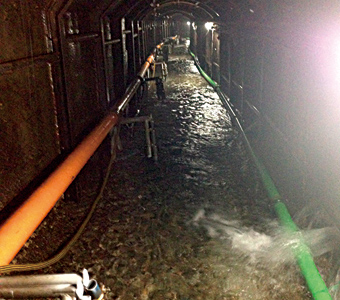 特殊圧送 導水路トンネル補修工事